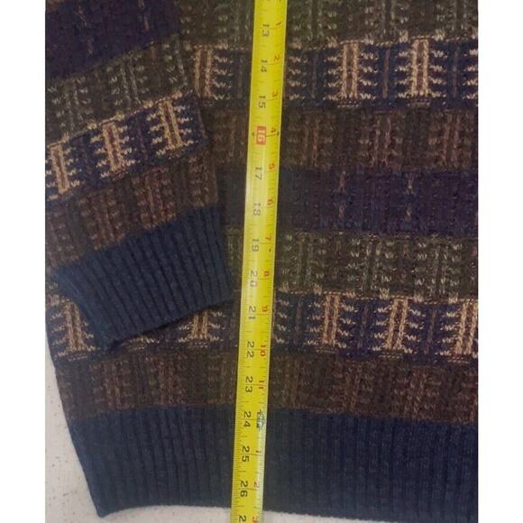 Vintage Towncraft Acrylic Sweater Men's XL Pullover Grandpa Cosby Grunge - Picture 4 of 7